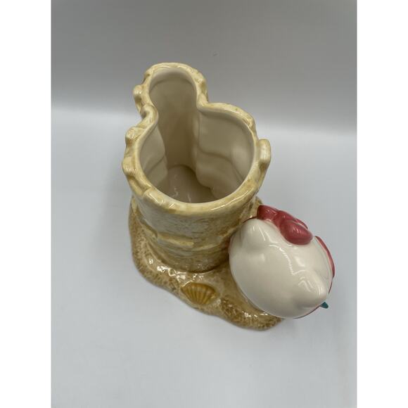 Hello Kitty Sand Castle Planter Blue Sky Clayworks Brush/Pen Holder NEW - Picture 7 of 8